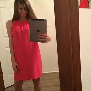 Hot pink dress